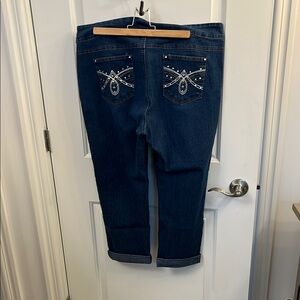 Embellished Blue Jeans